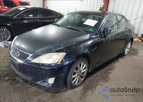 2007 Lexus Is 250 z USA, uszkodzony, nr VIN JTHCK262175010950